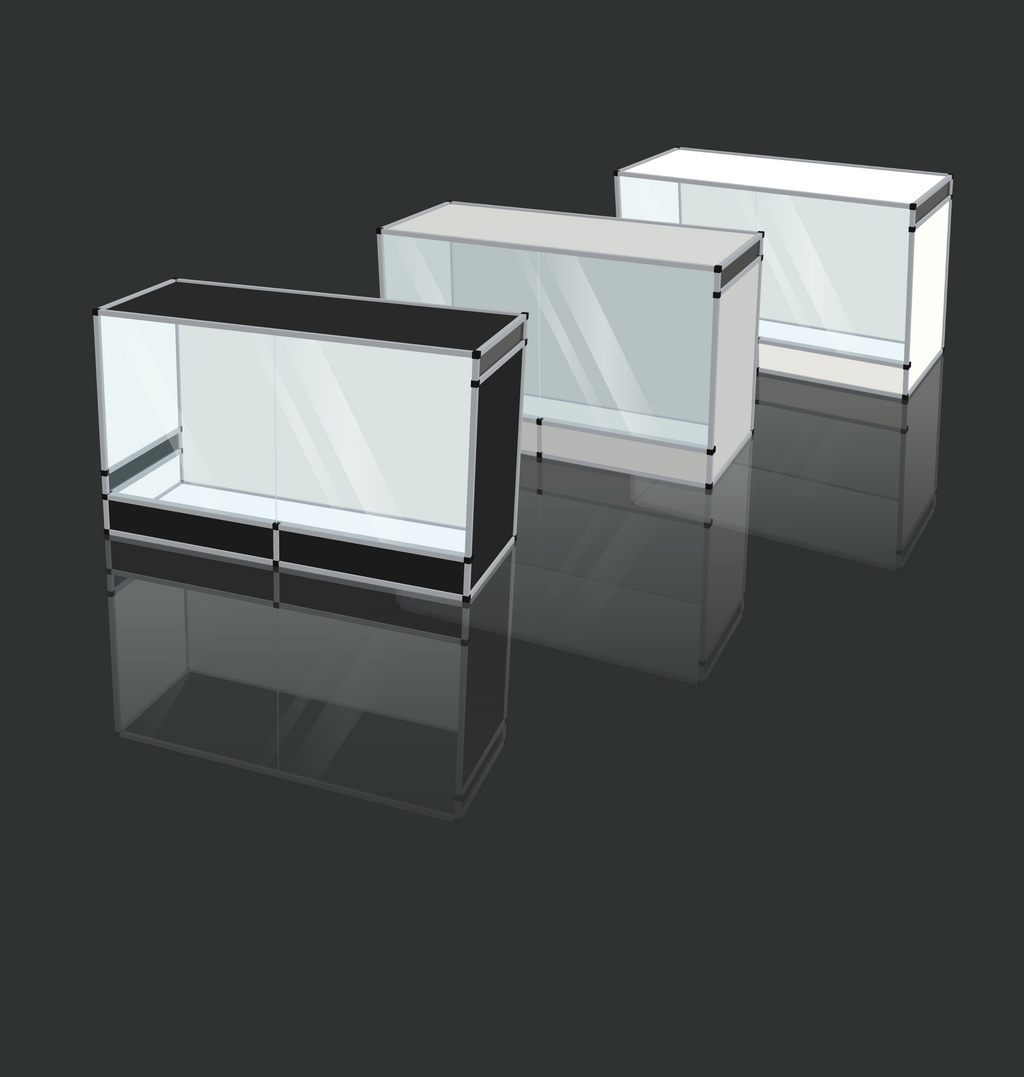Terrarium terrestre en aluminium 150 x 60 x 90