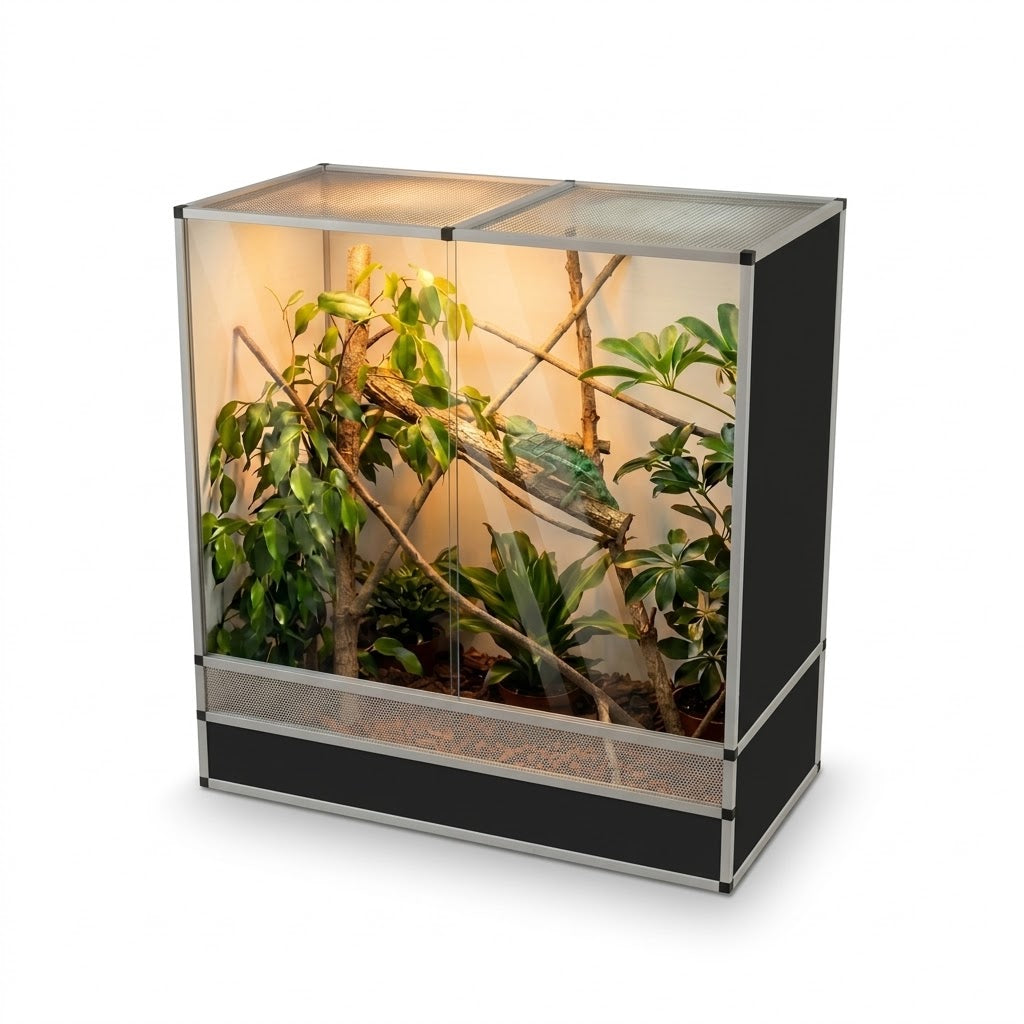 Terrarium arboricole en aluminium 120 x 60 x 120