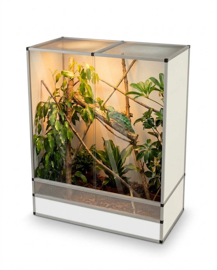 Terrarium arboricole en aluminium 120 x 60 x 150