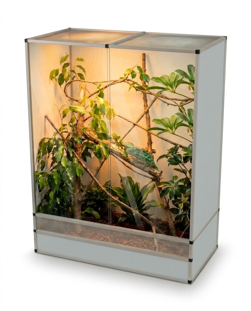 Terrarium arboricole en aluminium 120 x 60 x 150
