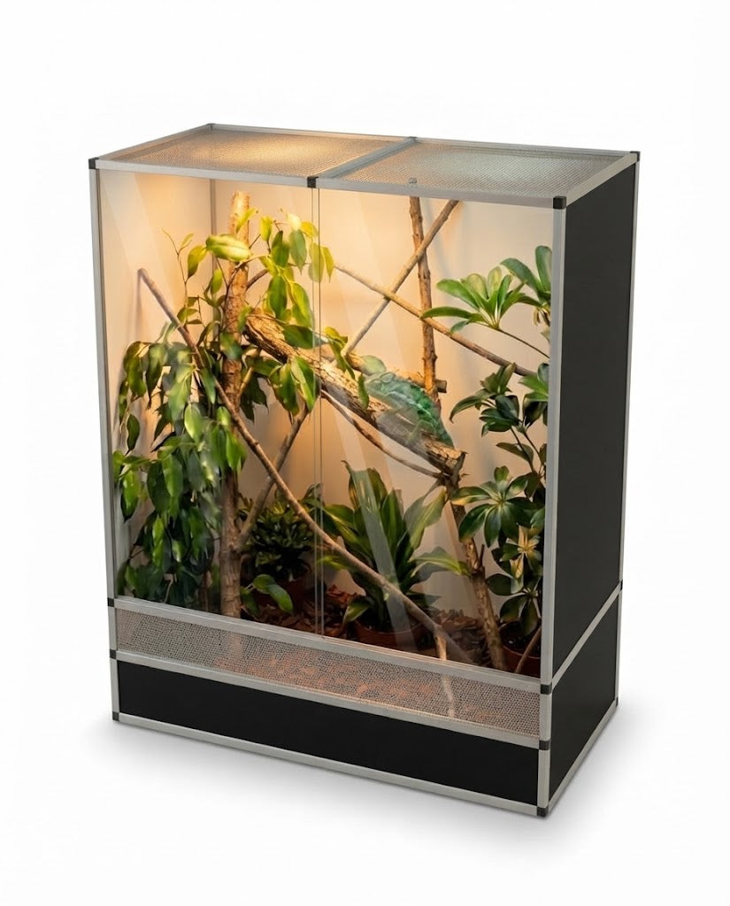 Terrarium arboricole en aluminium 120 x 60 x 150