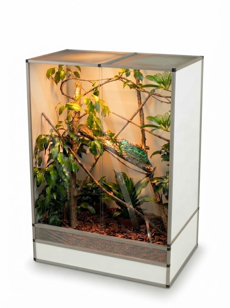 Terrarium arboricole en aluminium 90 x 60 x 120