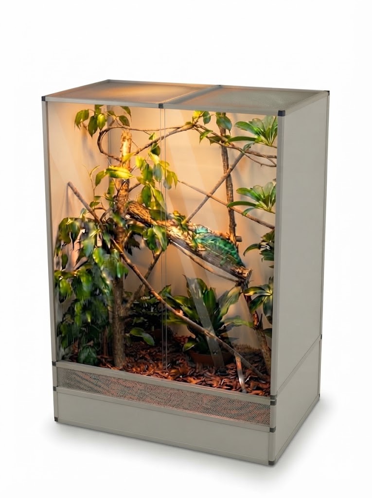 Terrarium arboricole en aluminium 90 x 60 x 120