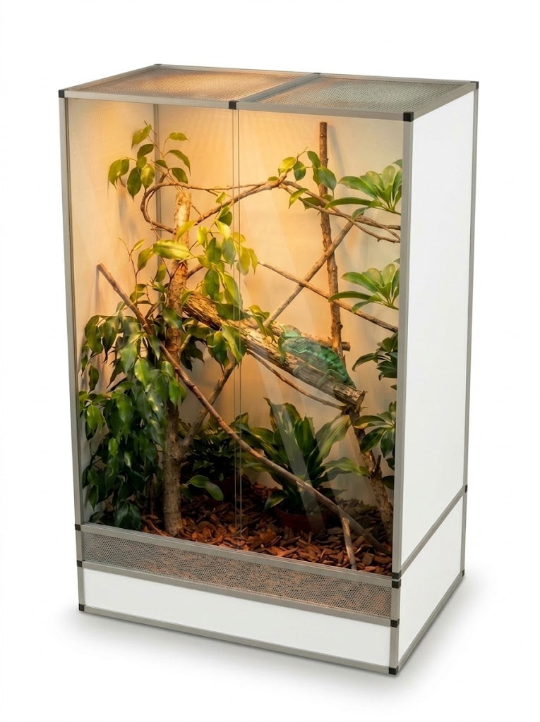 Terrarium arboricole en aluminium 90 x 60 x 150