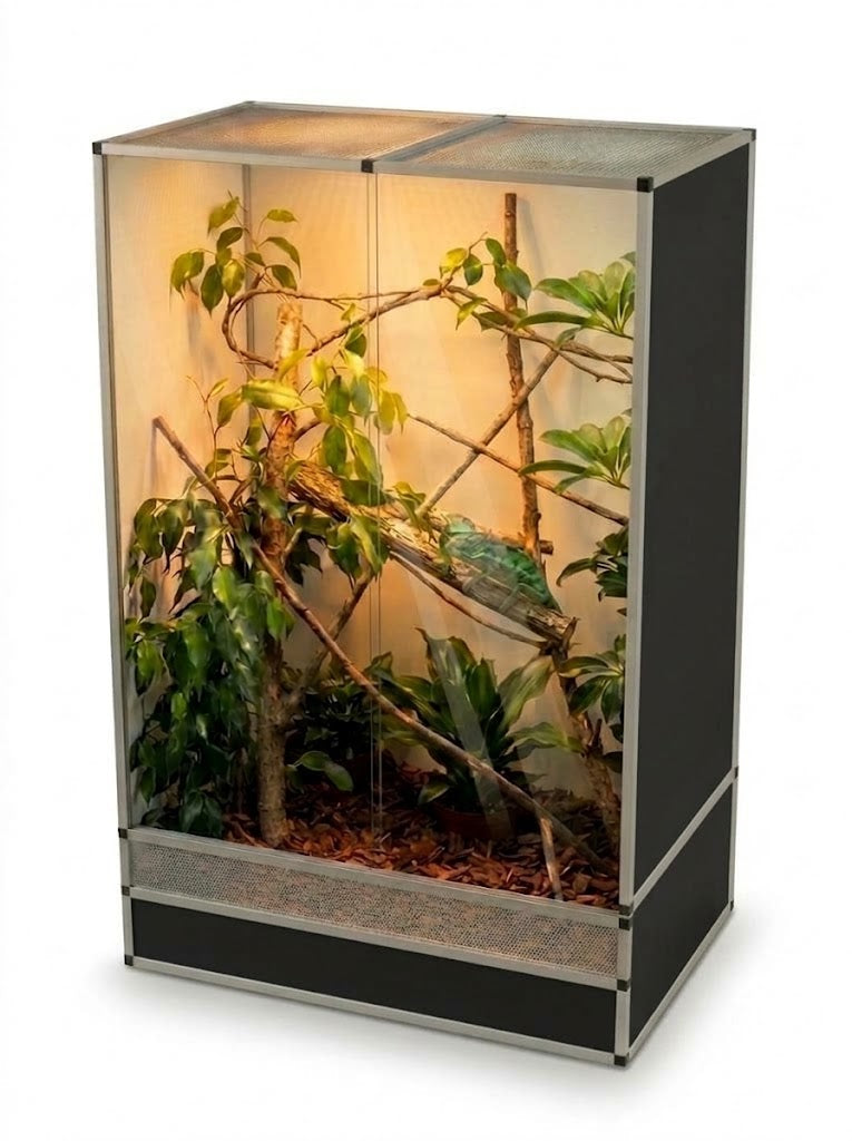 Terrarium arboricole en aluminium 90 x 60 x 150