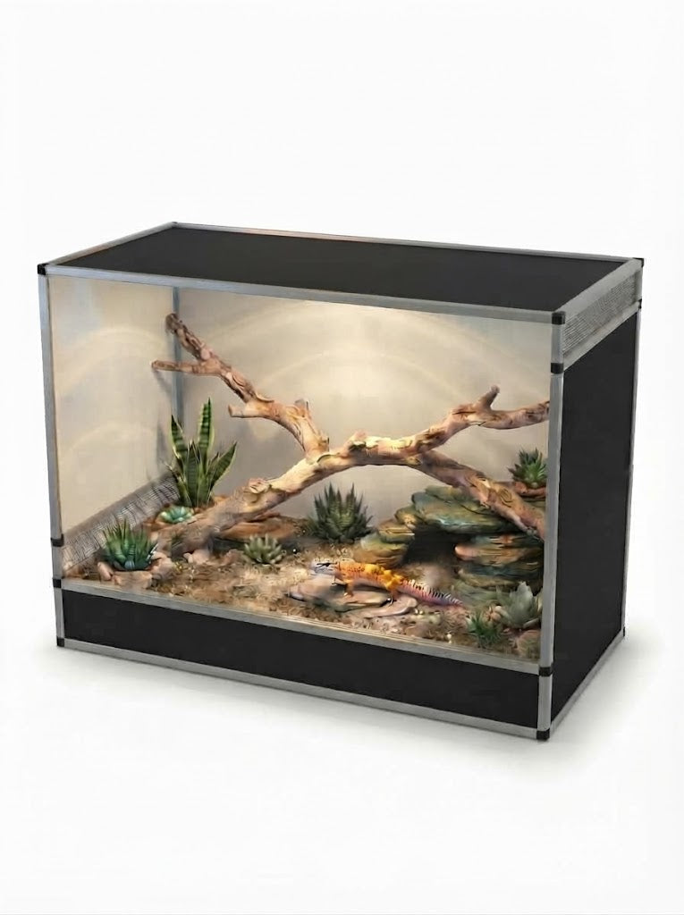 Terrarium terrestre en aluminium 120 x 60 x 90