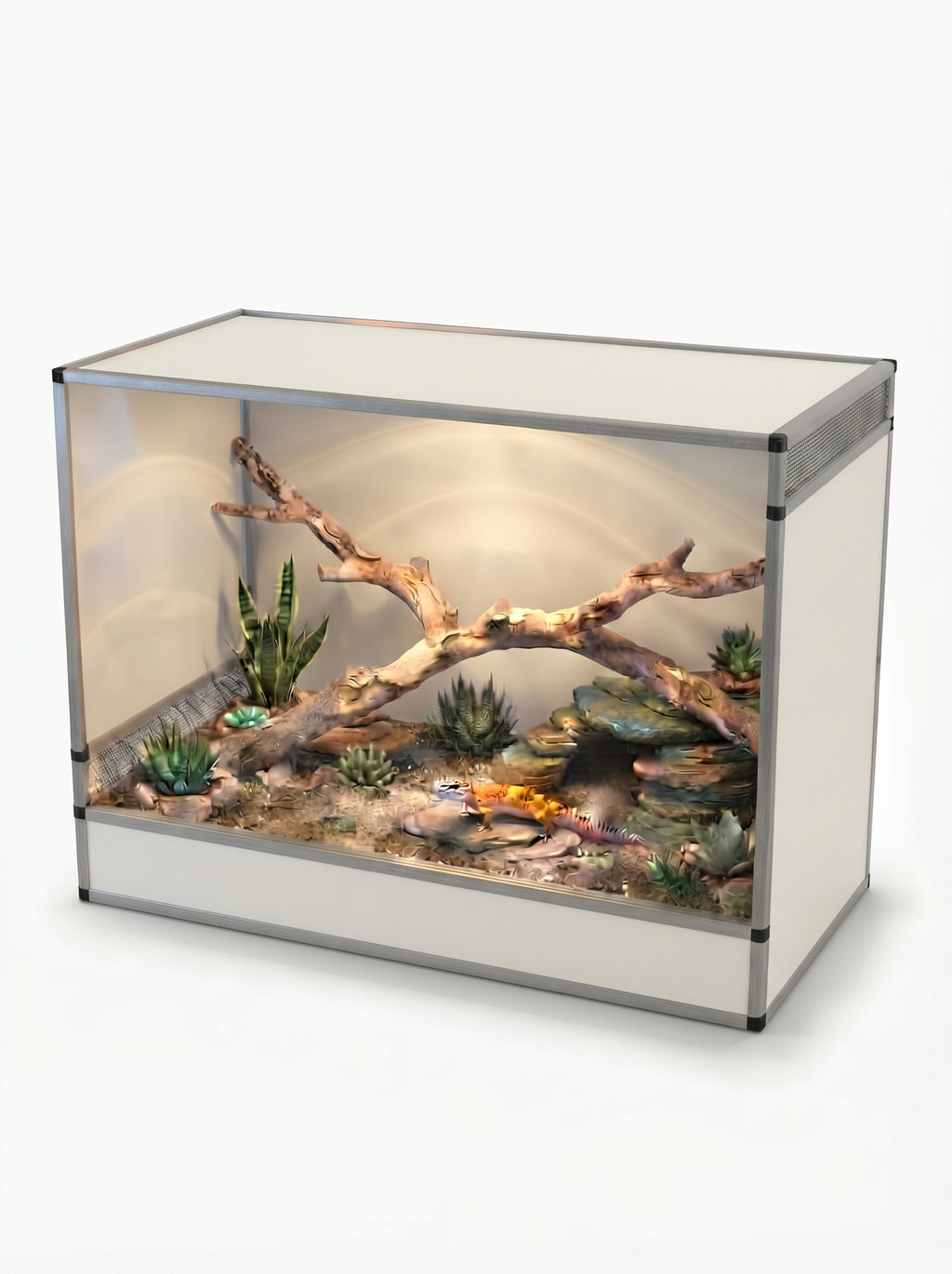 Terrarium terrestre en aluminium 120 x 60 x 90