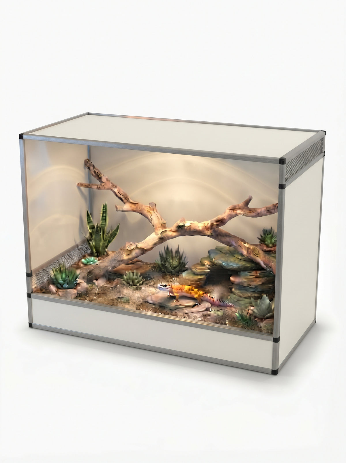 Terrarium terrestre en aluminium 120 x 60 x 90