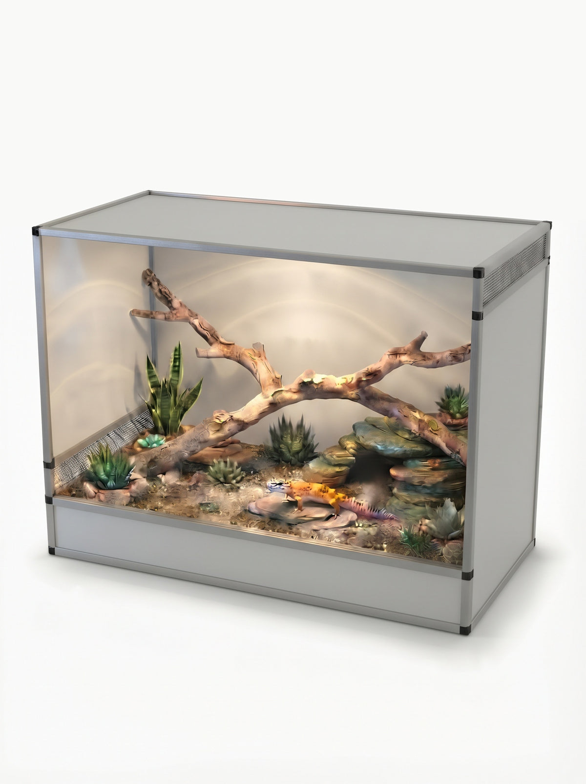 Terrarium terrestre en aluminium 120 x 60 x 90