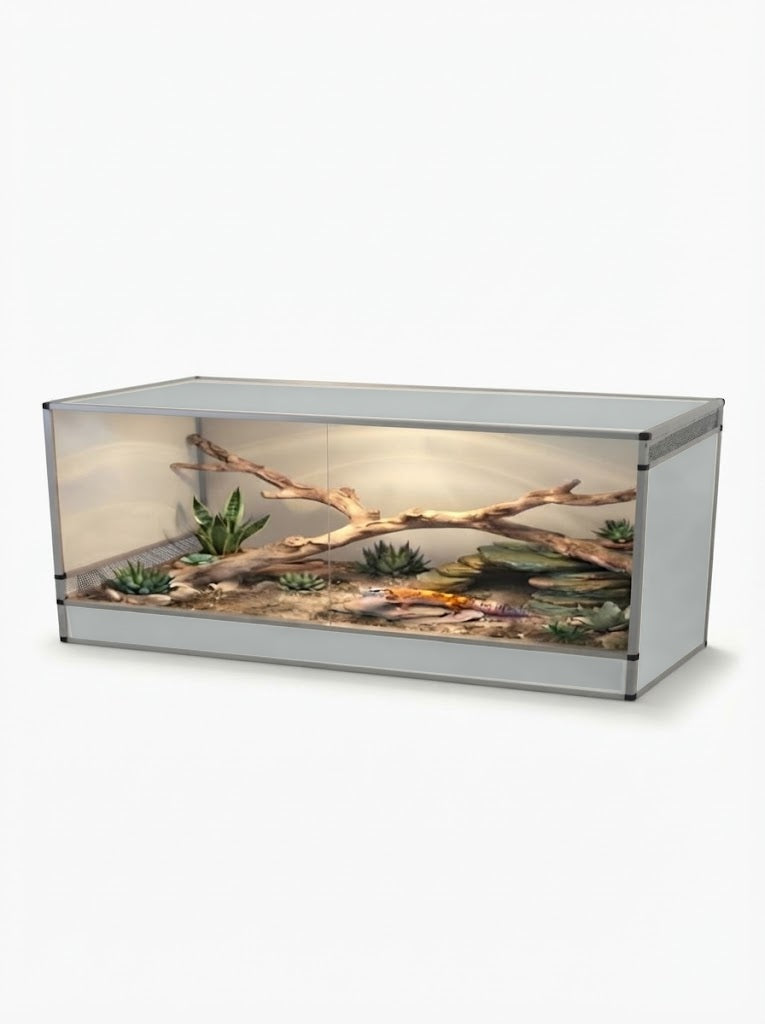 Terrarium terrestre en aluminium 150 x 60 x 60