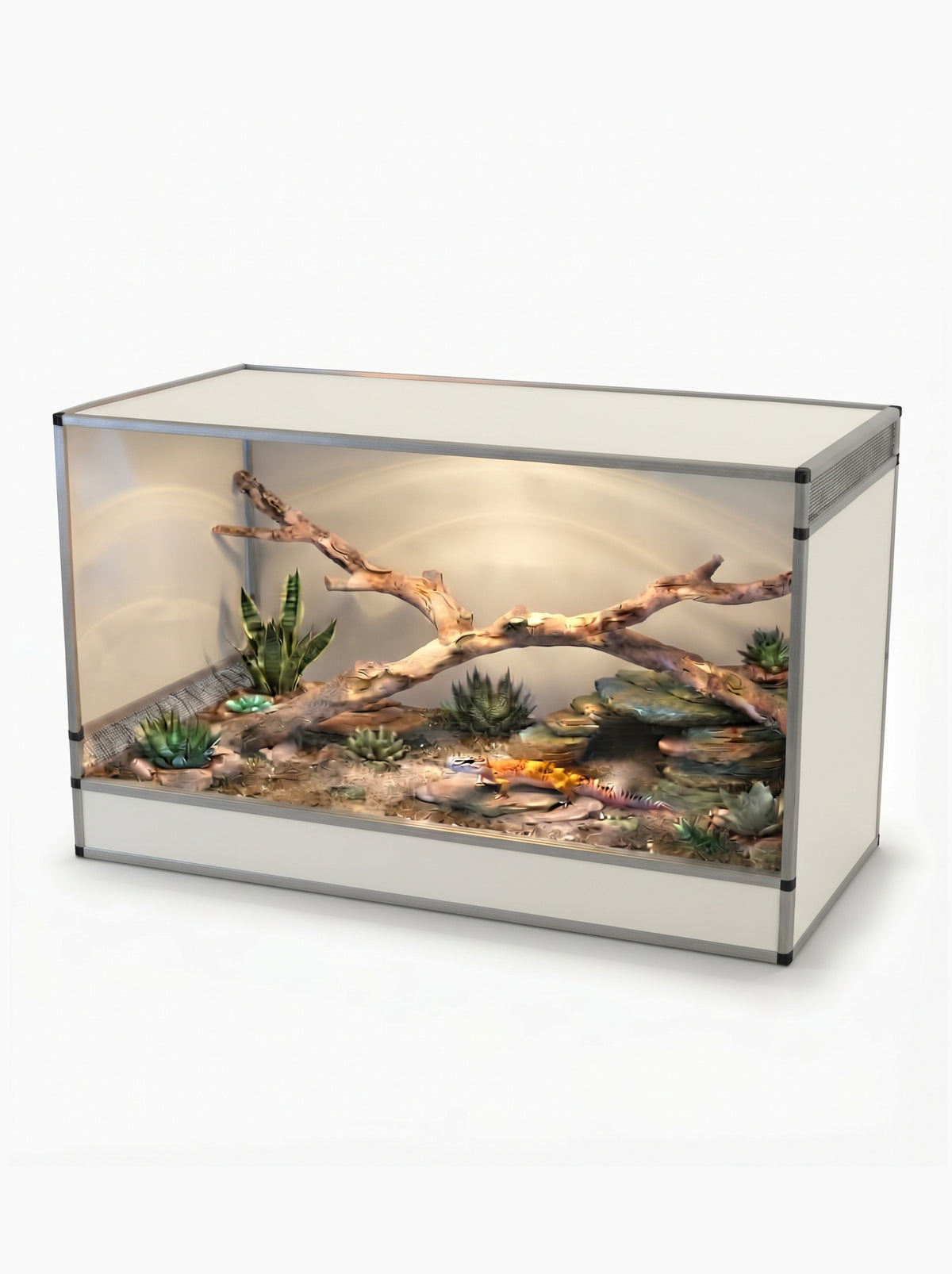 Terrarium terrestre en aluminium 150 x 60 x 90