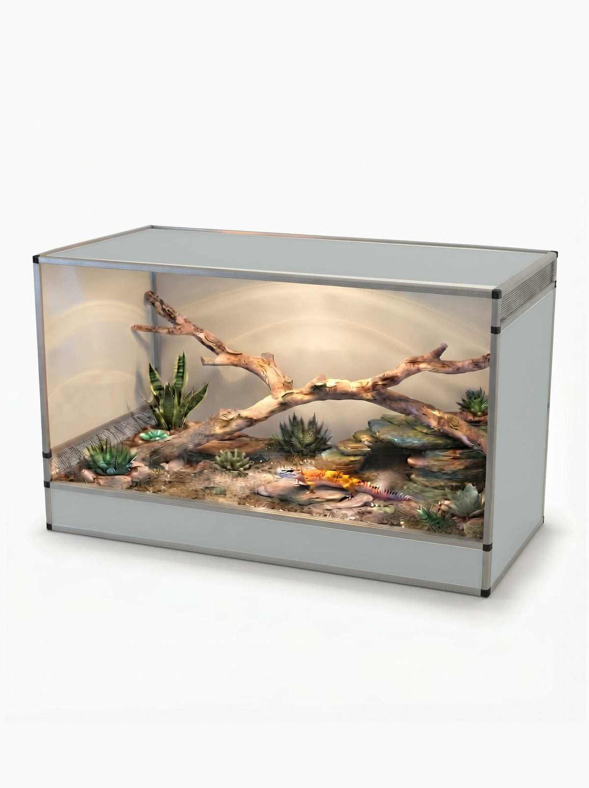 Terrarium terrestre en aluminium 150 x 60 x 90