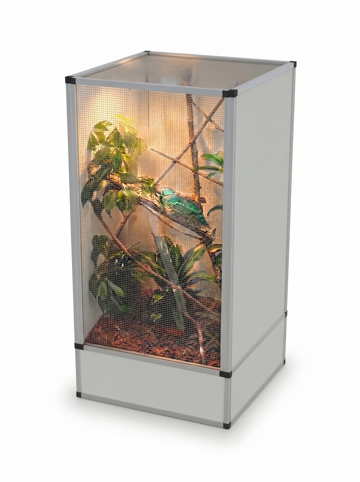 Flexarium en aluminium 60 x 60 x 120