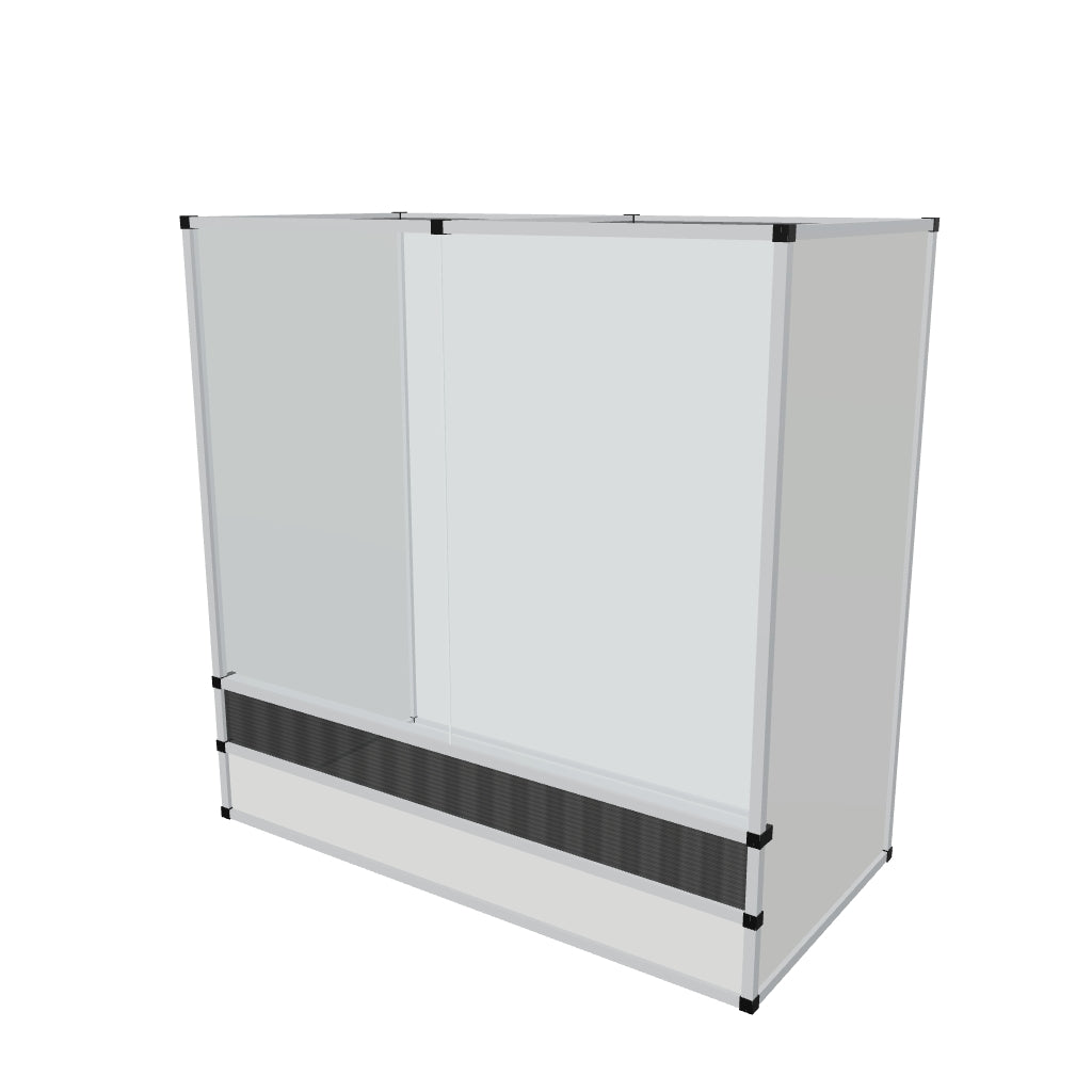 Terrarium arboricole en aluminium 120 x 60 x 120