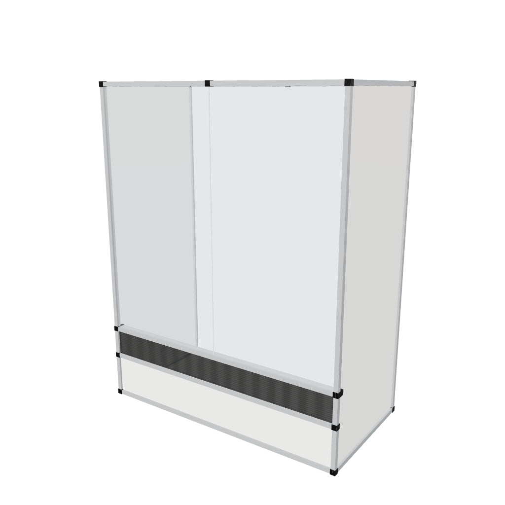 Terrarium arboricole en aluminium 120 x 60 x 150