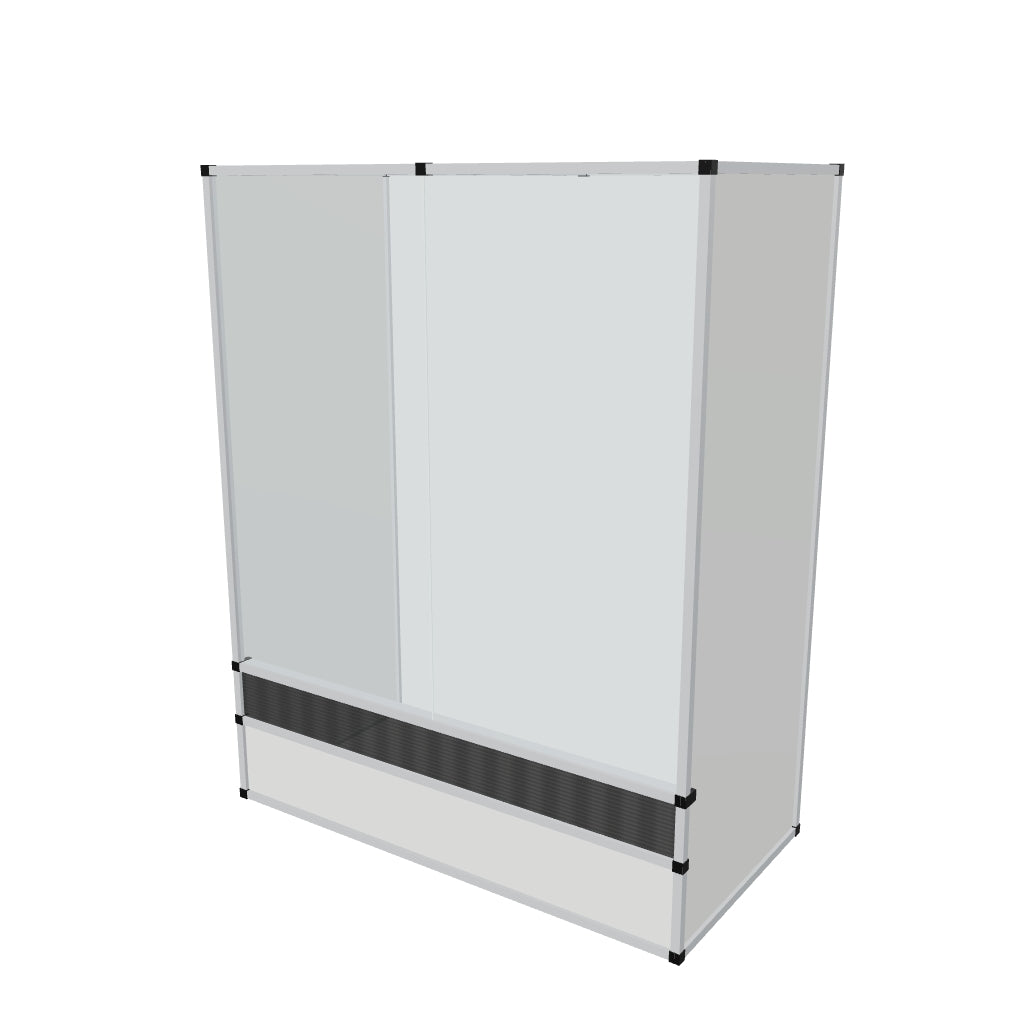 Terrarium arboricole en aluminium 120 x 60 x 150