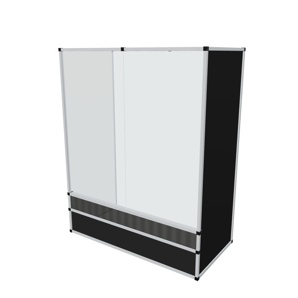 Terrarium arboricole en aluminium 120 x 60 x 150