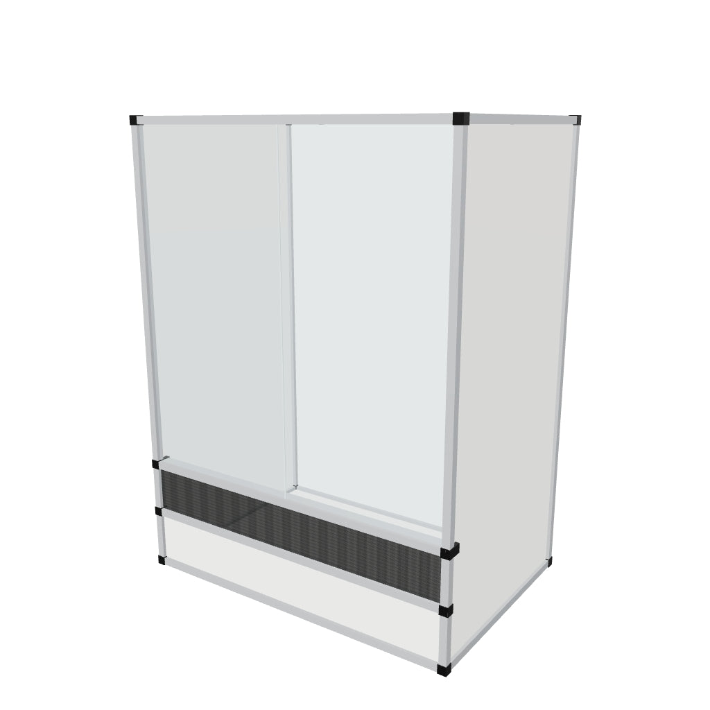 Terrarium arboricole en aluminium 90 x 60 x 120
