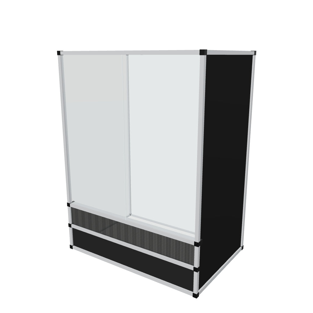 Terrarium arboricole en aluminium 90 x 60 x 120