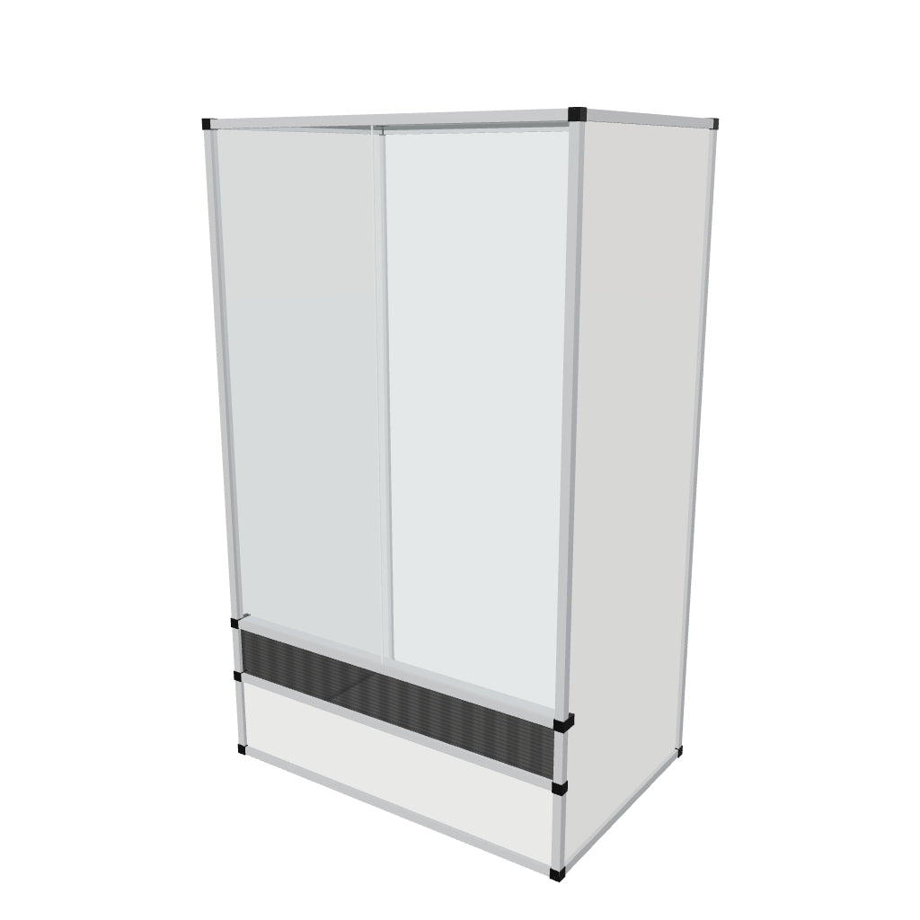 Terrarium arboricole en aluminium 90 x 60 x 150