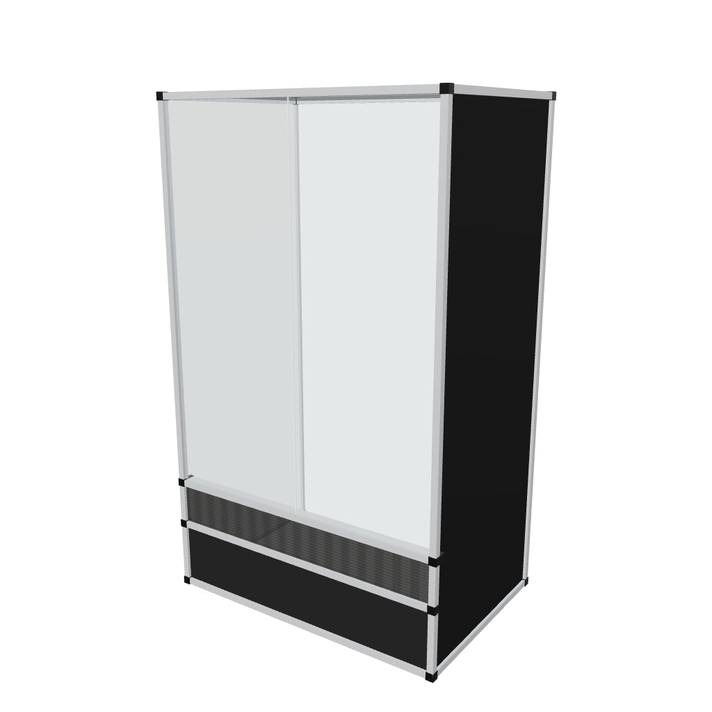 Terrarium arboricole en aluminium 90 x 60 x 150