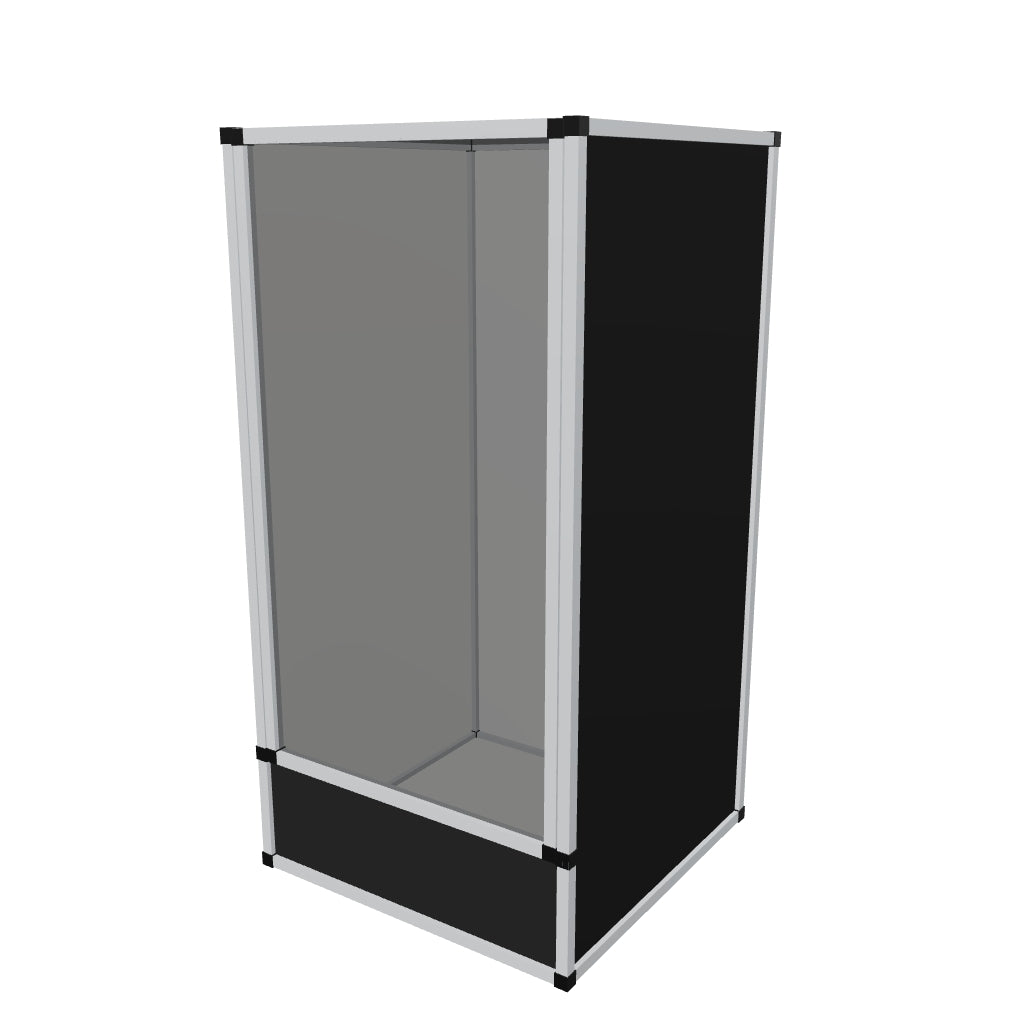 Flexarium en aluminium 60 x 60 x 120