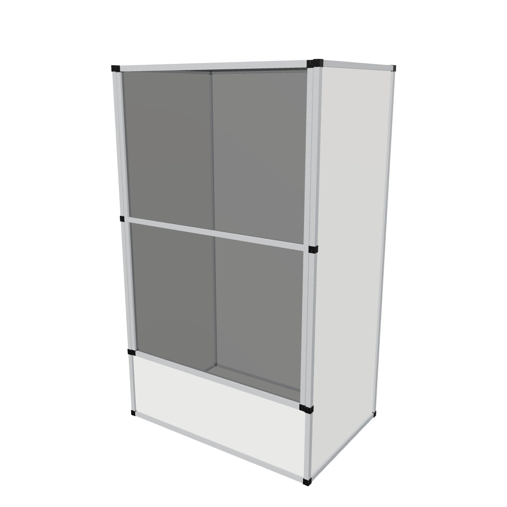 Flexarium en aluminium 90 x 60 x 150