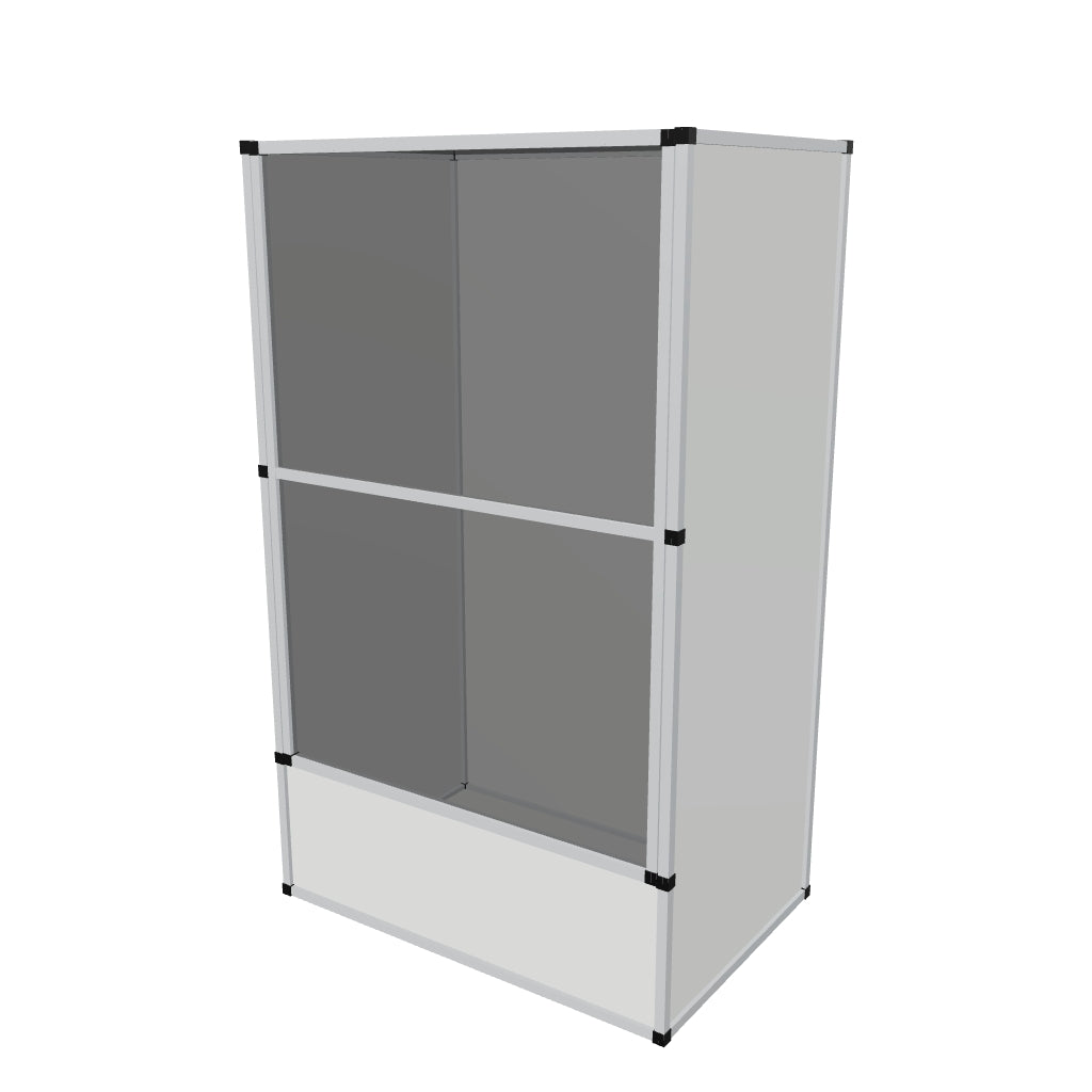 Flexarium en aluminium 90 x 60 x 150