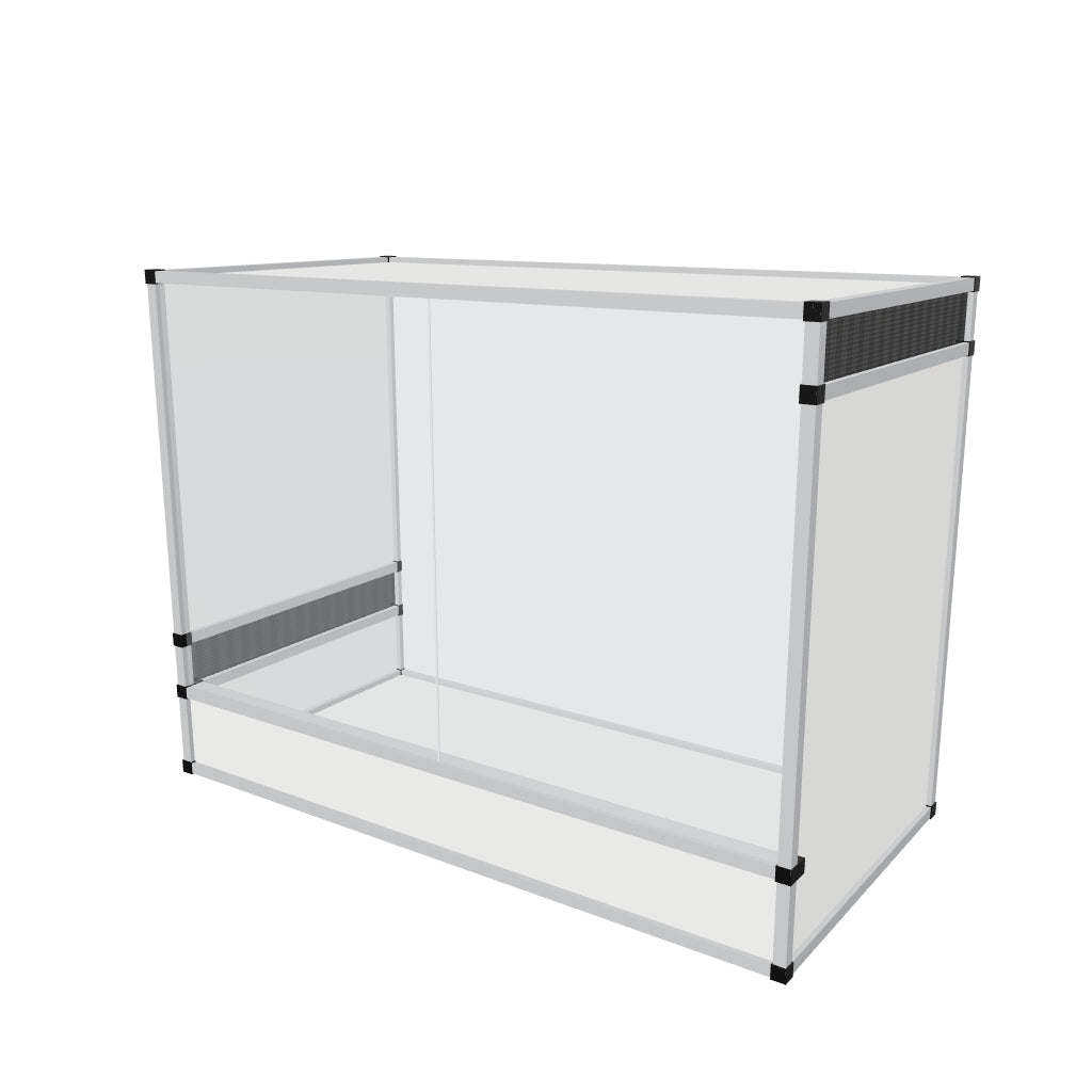 Terrarium terrestre en aluminium 120 x 60 x 90