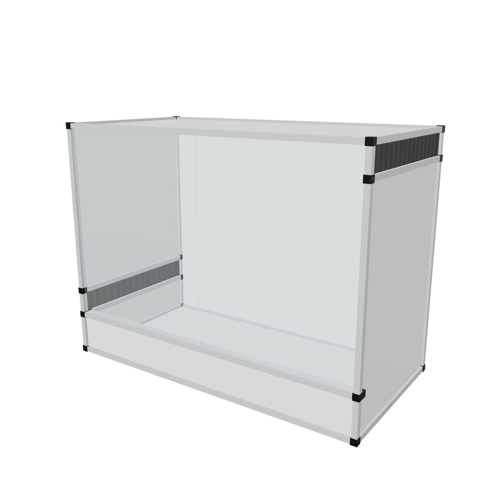 Terrarium terrestre en aluminium 120 x 60 x 90