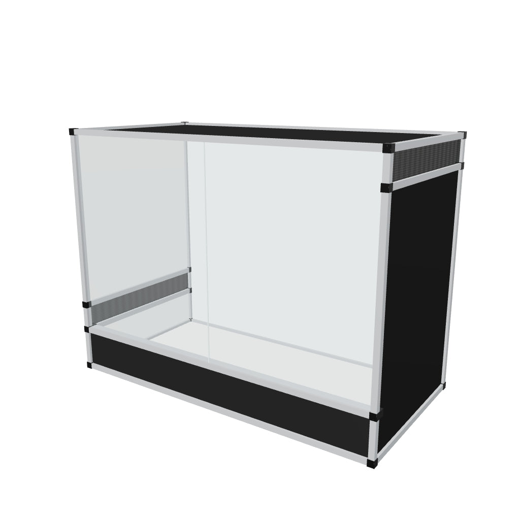 Terrarium terrestre en aluminium 120 x 60 x 90